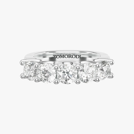 Five-Stone Diamond Wedding Ring (0.32 ct)